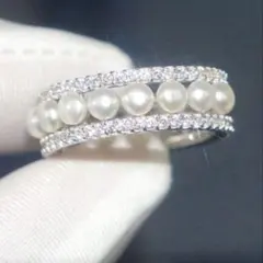 即日発送】アトリエSAWA K10WG ハーフエタニティリング0.2ct - メルカリ