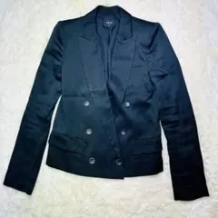 LE CIEL BLEU ブラック テーラードジャケット 38