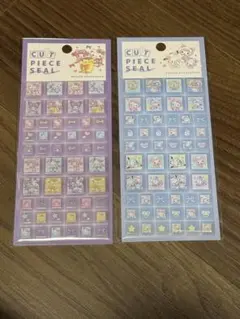 正規品　サンリオキャラクターズベビー カットピースシール2枚セット タイルシール