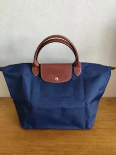 美品❖LONG CHAMP ロンシャン　ル·プリアージュ　トートバッグネイビー