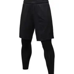 Muxuryee メンズ スポーツタイツMサイズ ランニング　吸汗速乾