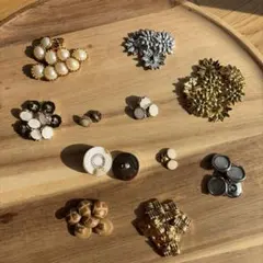 ボタンセット アンティーク系