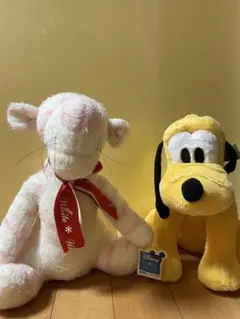 ディズニー　ティガー　プルート　ぬいぐるみ　セット