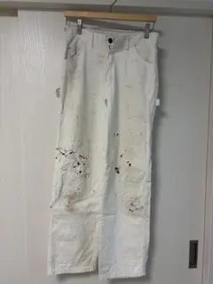 Wrangler ペンキ グランジ ホワイト ペインターパンツ W34 - メルカリ
