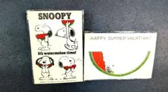 SNOOPY スヌーピー他 ポストカード 2種セット　サンリオ　昭和レトロのサムネイル
