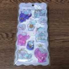 ネコ&うさぎ キラリンウォーターシール