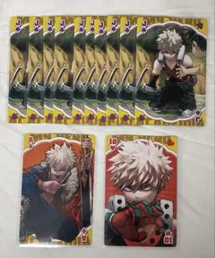 ジャンフェス ヒロアカ BIG トランプ 4枚 緑谷出久 爆豪勝己 表紙