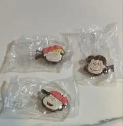 スヌーピー ヘアクリップ2 3個セット