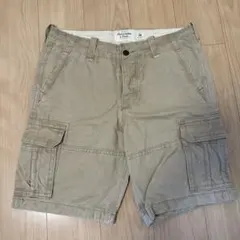 (未使用)Abercrombie & Fitch カーゴショートパンツ 34