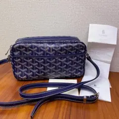 GOYARD ショルダーバッグ ブルー drip louis vuitton - メルカリ
