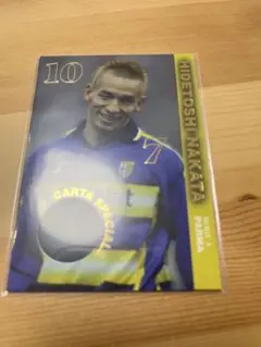 サッカー 中田英寿　DVD特典　ジャージーカード　jersey Card
