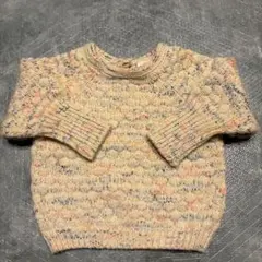 kalinka ミックスニット　冬用ニット　ベージュ