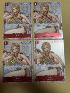 ナミ：プレミアムカードコレクション 25周年エディション R パラレル 4枚