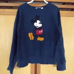 ミッキーマウス ネイビー セーター 150 ディズニー　ユニクロ