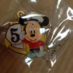 ディズニーシー 5周年記念 ピンバッジ