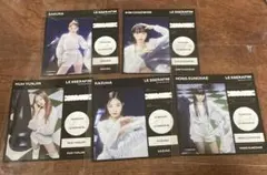 LE SSERAFIM FEARLESS JP ステッカー 5種セット