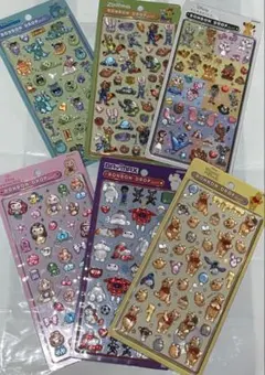 ディズニー ボンボンドロップシール　6枚セット 正規品