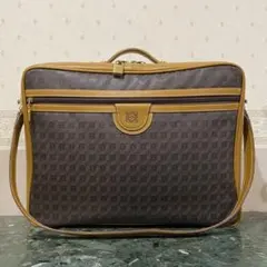 LOEWE キャンバス×レザー 2WAYビジネスバッグ アナグラム ショルダー付のサムネイル