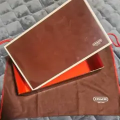 COACH ギフト箱 布袋 紙袋 ブラウン