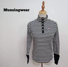 ★美品★ Munsingwear マンシングウェア ボーダー柄ゴルフウェア