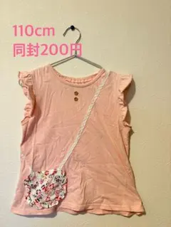 biquette ビケット ピンク Tシャツ 110cm③のサムネイル