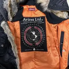 Avirex Ltd. ファー付きジャケット 黒