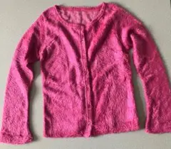 新品未使用 ピンク 紫 長袖カーディガン