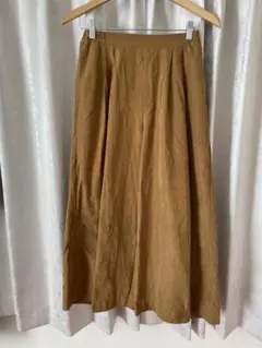 《美品》　アズノウアズ　スエード調　ワイドパンツ