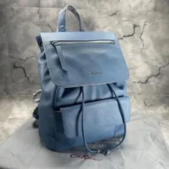 未使用タグ付✨ Cath Kidston キャスキッドソン ブルーレザーリュック