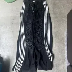 正規品】 ワイドパンツ ブラック 28インチ Yori sports - メルカリ