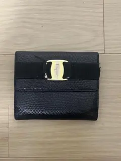 Salvatore Ferragamo ヴァラ 三つ折り財布 ブラックのサムネイル