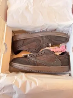 Travis Scott AJ1 Low OG PS モカ 22cm