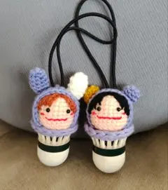 バドミントン　シャトルキーホルダー