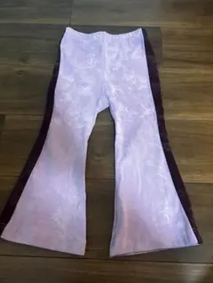 Semon タイダイフレアパンツ パープル