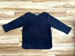 【未使用】IEDIT （イディット）七分袖　プルオーバー　L
