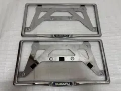 スバル SUBARU 純正 ナンバーフレーム