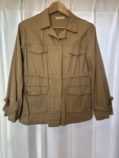 THE SHOP TKベージュ ミリタリージャケット