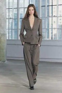 ZARA ZW コレクション　チェック柄ブレザーライトサイド　定価17,990円