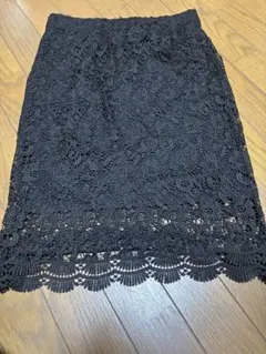 CECIL McBEE 黒 レースタイトスカートのサムネイル