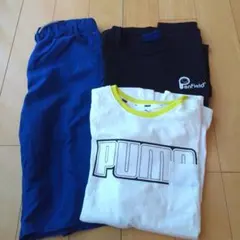 PUMA ホワイト/イエロー Tシャツ他　まとめ売り　160