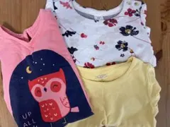 GAP 花柄長袖トップス 計3点セットのサムネイル