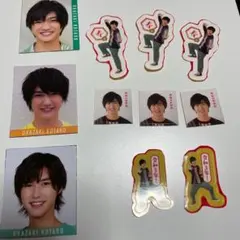 Lilかんさい  岡崎彪太郎　シール8枚とデタカ3枚　Myojo2月号