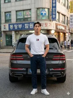 TOMMY JEANS ホワイト Tシャツ Mのサムネイル