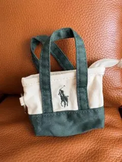 ポロ・ラルフ・ローレン 小型トートバッグキーホルダー