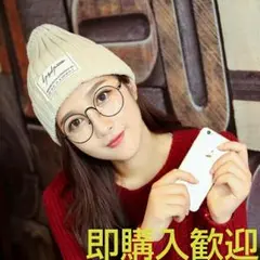 ★今季大人気　タグ付き　ニット帽★男女兼用★新品★ベージュ