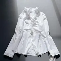 未使用✨タグ付き　東京ソワール　ブラウス　フリル　冠婚葬祭　17号