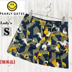 極美品 PEARLY GATES ゴルフスカート S カモフラ パーリーゲイツ
