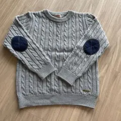 MIKI HOUSE ケーブルニットセーター 120
