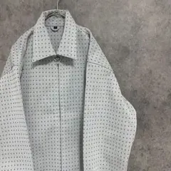 70S vintage 総柄ジャケット　メンズL 古着　個性派