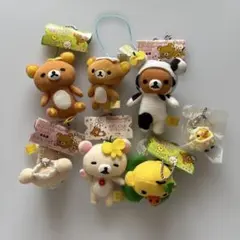 平成レトロ　リラックマ 小さいぬいぐるみ・マスコット セット
